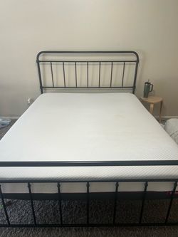 Queen mattress and frame