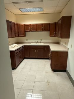 Kitchen Cabinets w/ Countertop & Sink – Good Condition