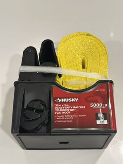 🔩 HUSKY 30 FT. HEAVY-DUTY RATCHET STRAPS – PREMIUM QUALITY 🔩