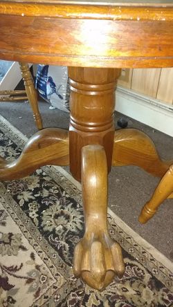 Eagle claw foot table online