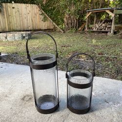 Rustic Candle Holders