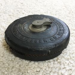 Vintage Keuffel & Esser Co. Cloth Tape Measure 50’ - New York - WORKS!!