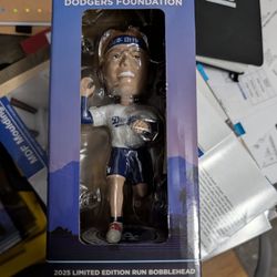 Yoshinobu Yamamoto 2025 Limited Edition Run Bobblehead 