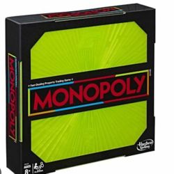 Monopoly Neon Pop Board Game for Kids Ages 8 & Up for 2-6 Players