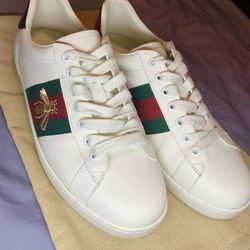 Gucci Ace Bee Men's White Sneakers