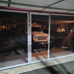 Two Car Garage Screen Door 