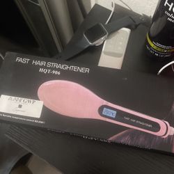 Fast Hair Brush Straighter 