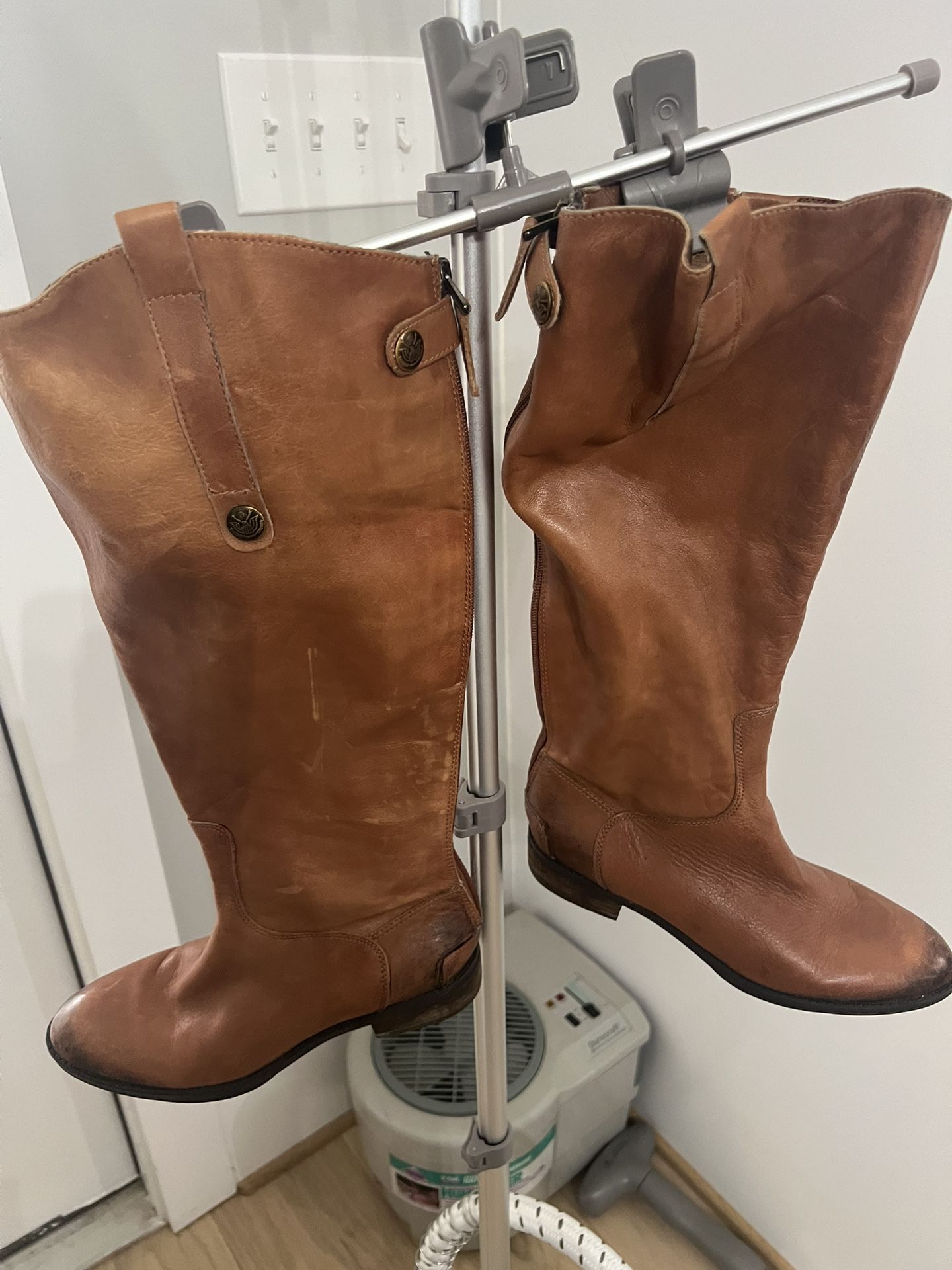 Pair Of Sam Edelman Leather Boots (ladies)