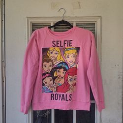 Disney selfie royal princess sweater size Small for women's