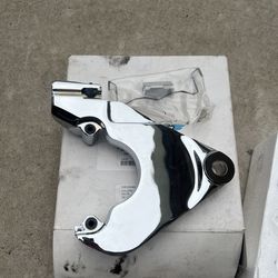 NOS Drag Specialties Chrome Rear Caliper Bracket DS-325493 Harley Softail 87-99