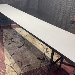 8 FT & 6 FT RECTANGULAR & ROUND FOLDING TABLE  (DELIVERY AVAILABLE)