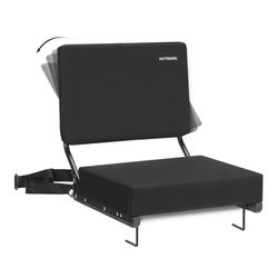 Chair - Stadium Seat with Back Support, Padded Foam Backs, 330LBS Weight Support, Portable, Foldable
