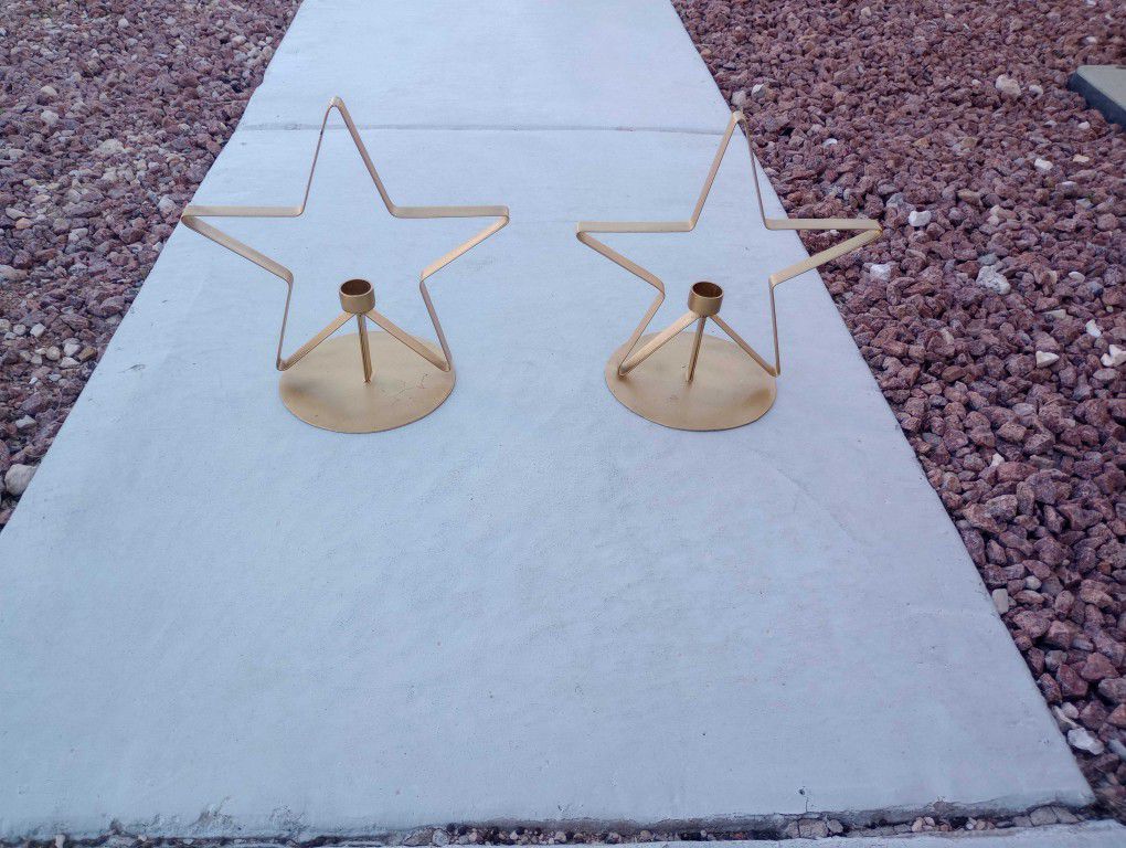 Star Candle Holders