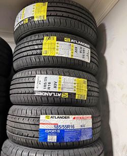 185/55R16 Atlander Set Of 4 New Tires