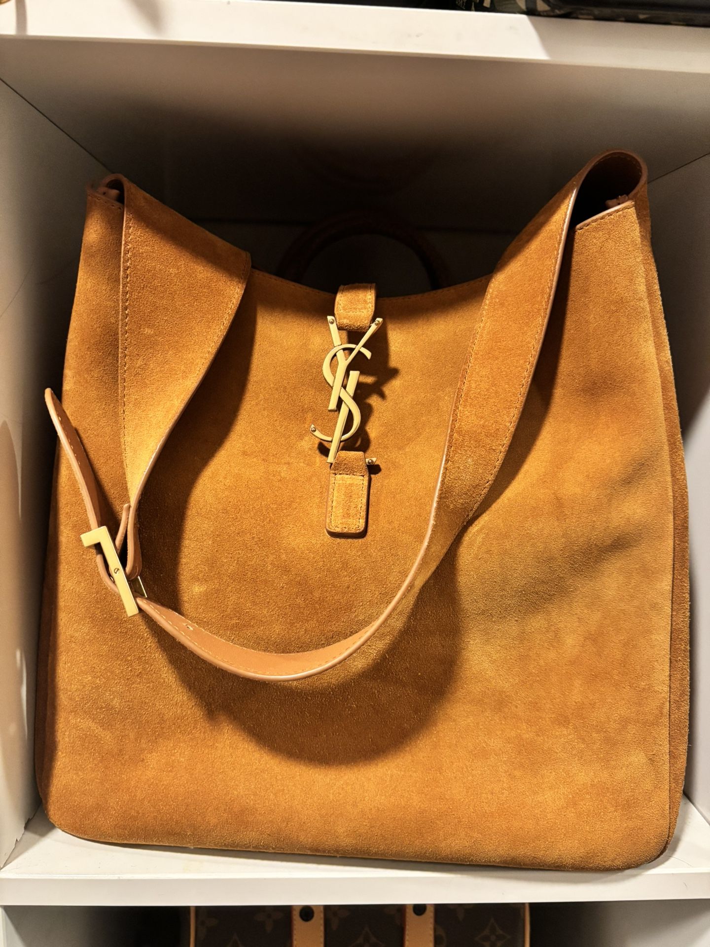 YSL Saint Laurent Suade Hobo Bag