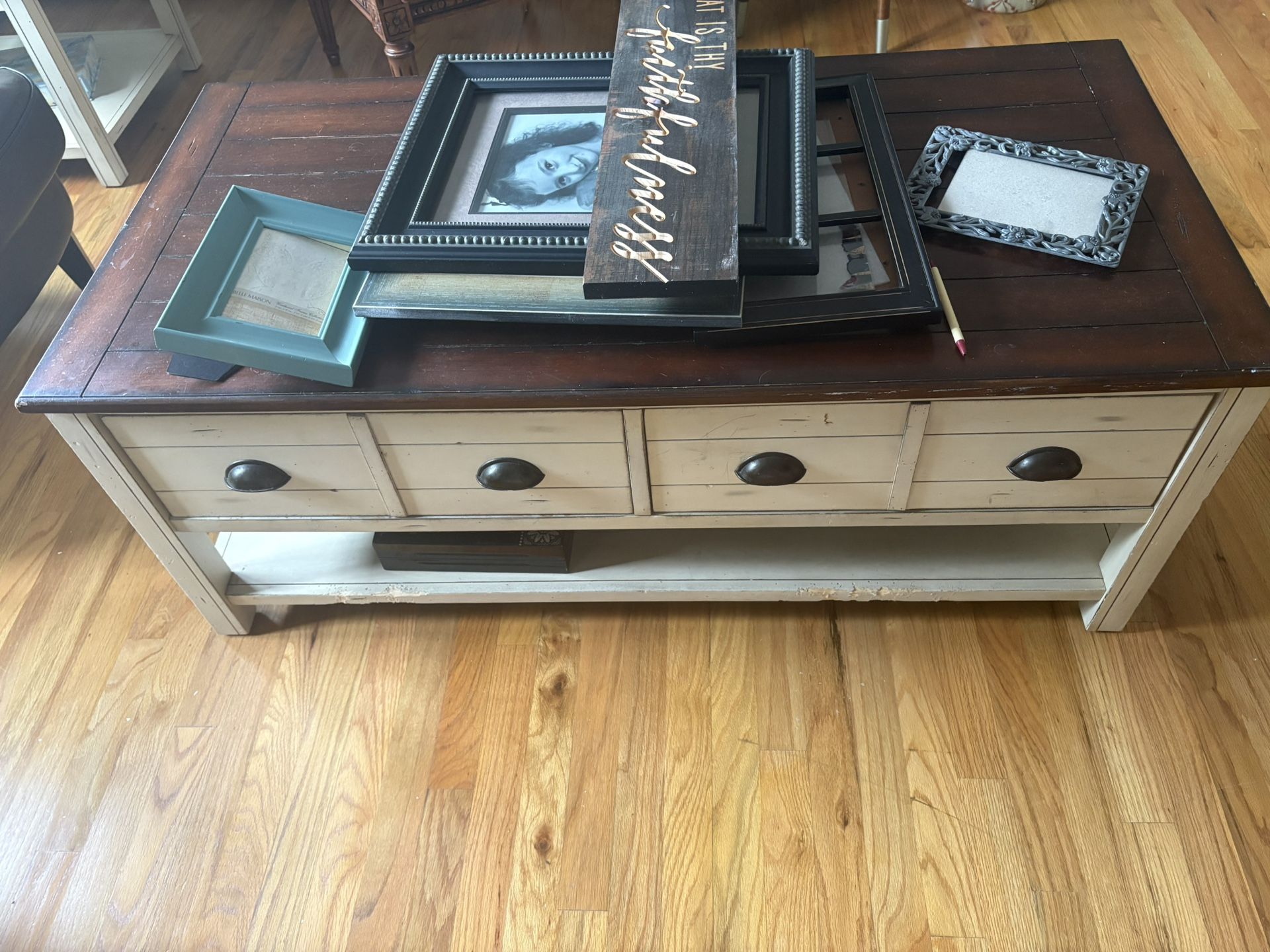 Table And Two End Tables- Raymore and Flanagan