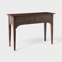 Palma 46" Arched Console Table Dark Brown - Threshold™ designed with Studio McGee