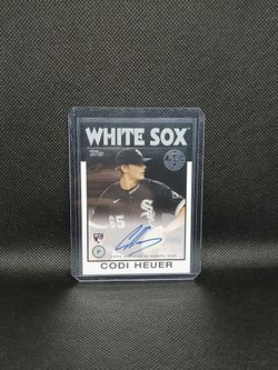 2021 Topps Baseball Codi Heuer Rookie 1981 Topps 35th Anniversary Auto-White Sox
