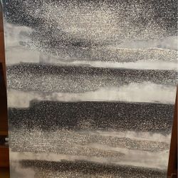 Modern painting grey tones 24x 36
