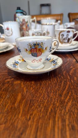 Vintage bone China teacup and saucer