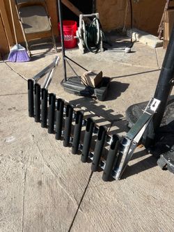 Fishing rod rack