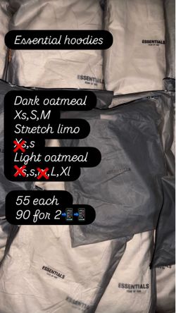Essential hoodies