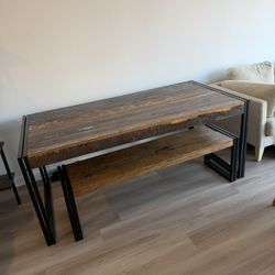 Almodovar Loon Peak Reclaimed Wood Dining Table 30" H x 71" L x 35.5" W