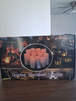 INDOOR/OUTDOOR FLAMELESS CANDLES