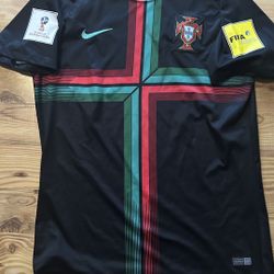 Portugal Away 2018 Jersey World Cup Qualifiers Patches 