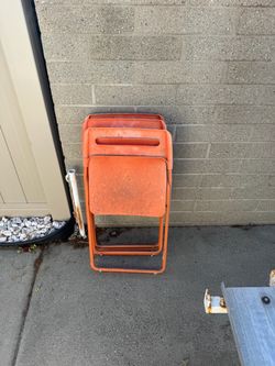 Orange 3 chairs free