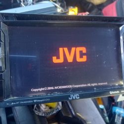 JVC Touch Screen Audio Receiver Clean No Scratches Works Perfect