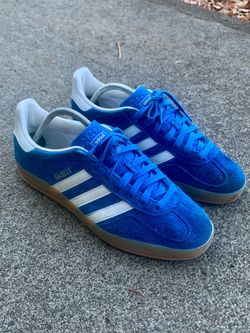 Adidas gazelle blue bird cloud white sz9.5