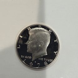 1978 S Gem Proof Kennedy Half Dollar With An extreme Cameo 210