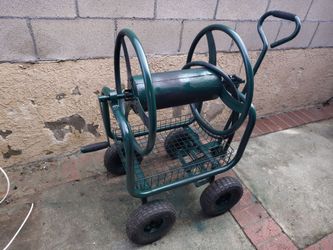 Garden Hose Reel Cart with Wheels