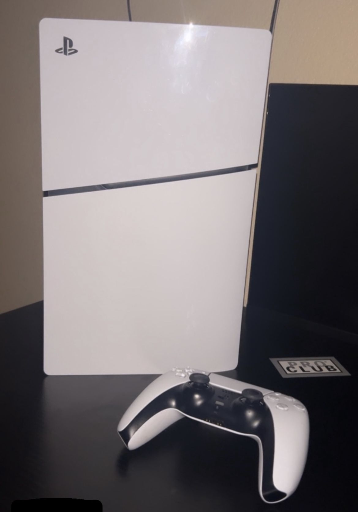 Sony PlayStation 5 Slim White Console Gaming System With Controller And Cables