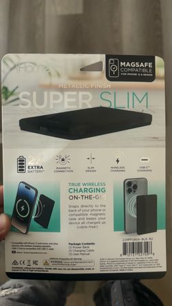 iHome Super Slim MagSafe Wireless Power Bank