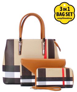 Leather Handbag, Clutch/Messenger, AND Wallet!