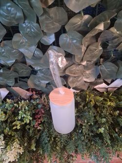 Sublimation 12 oz. Frosty Mug With Straw!