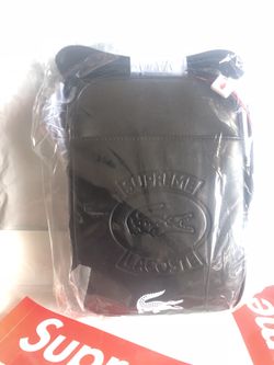 Supreme X Lacoste shoulder bag