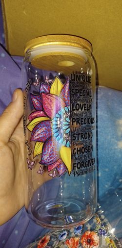 Cup With Glass Straw 