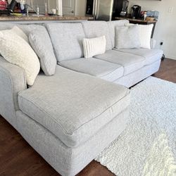 Oversized chaise sectional