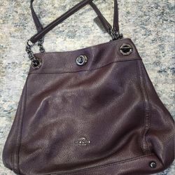 COACH Leather Edie 31 Style Purse