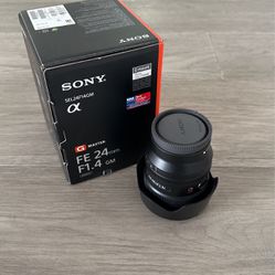 Sony E-mount FE 24mm F1.4 GM lens
