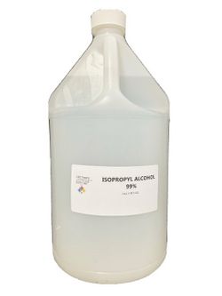 1 Gallon 99% Isopropyl Rubbing Alcohol, Medicinal/Clean/Disenfecting