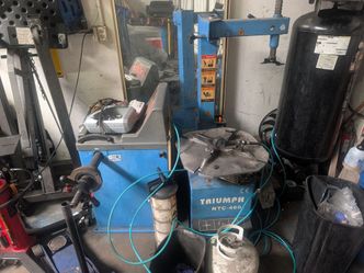 Tire changer and balancer