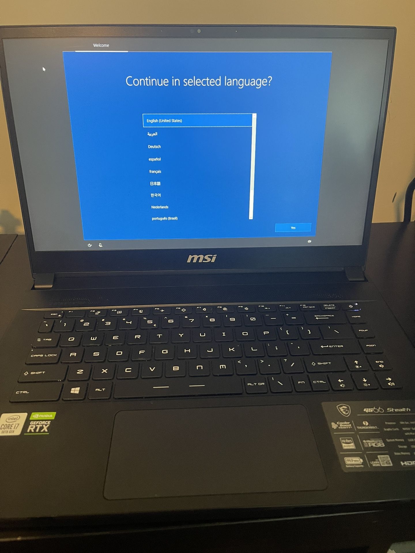 MSI Gaming Laptop