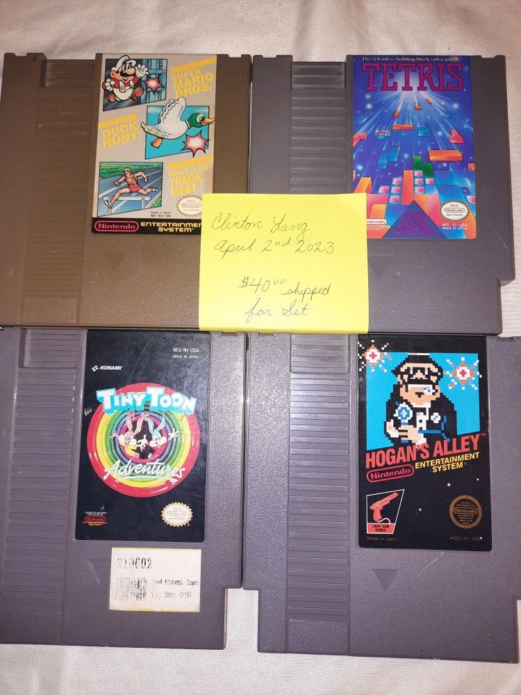 Nintendo Nes Game Lot Bundle