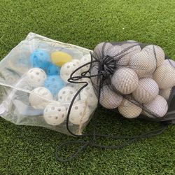 Soft And Wiffle Balls For Batting Practice