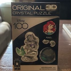BePuzzled Disney 100 Platinum Edition Ariel 3D Crystal Puzzle