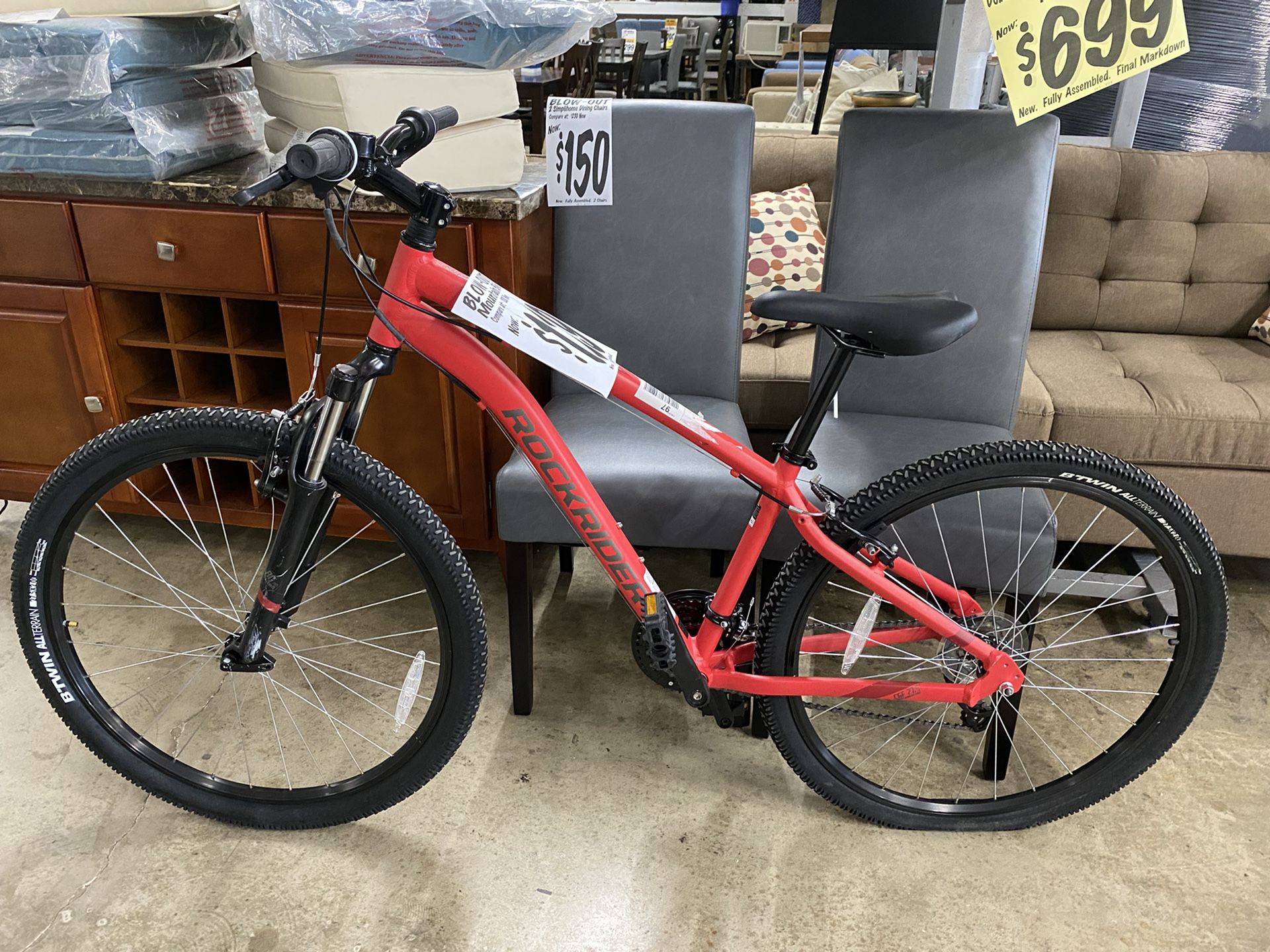 BRAND NEW RockRider Mountain Bike (Reg. $200)  FREE ASSEMBLY!
